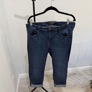 Liverpool Women’s Dark Blue Boyfriend Jeans Capri